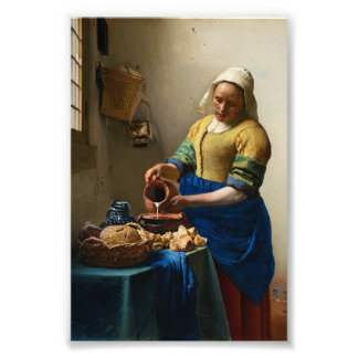 Foto The Milkmaid by Johannes Vermeer