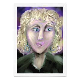 Foto The Quiet Observer Expressive Feminine Portrait