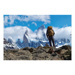 Foto The view of Mount Fitzroy at the lookout