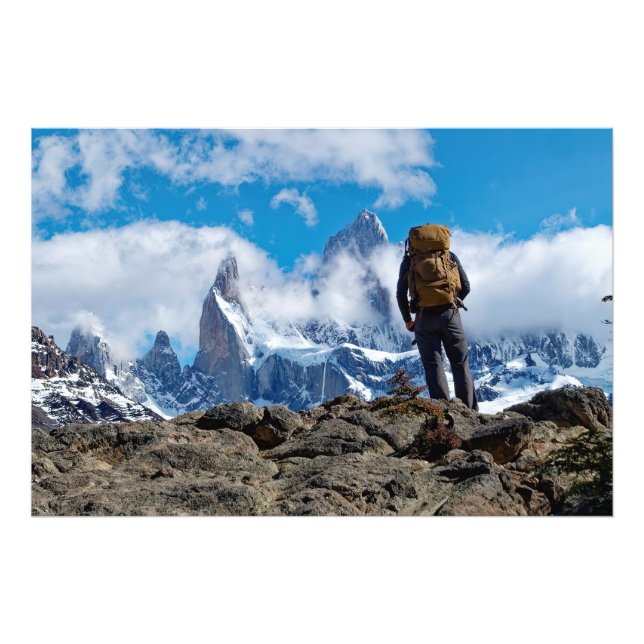 Foto The view of Mount Fitzroy at the lookout (Frente)