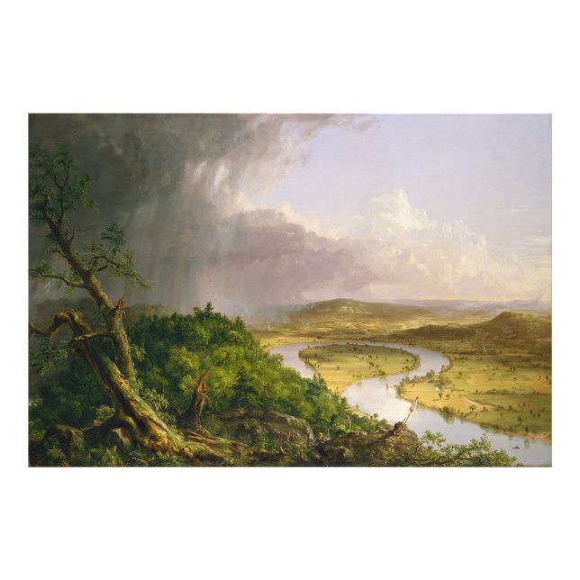 Foto Thomas Cole El Oxbow El Río Connecticut (Frente)
