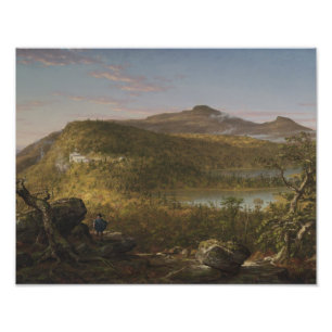 Foto Thomas Cole - Una vista de los dos lagos y la mont