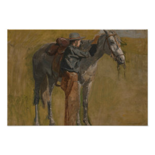 Foto Thomas Eakins - Cowboy: estudio para pollos