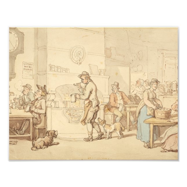 Foto Thomas Rowlandson - Interior de una posada (Frente)