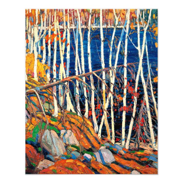 Foto Thomson - En el norte, pintura artística fina (Frente)
