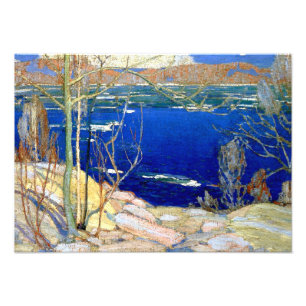 Foto Thomson - Hielo de primavera, pintura del paisaje 