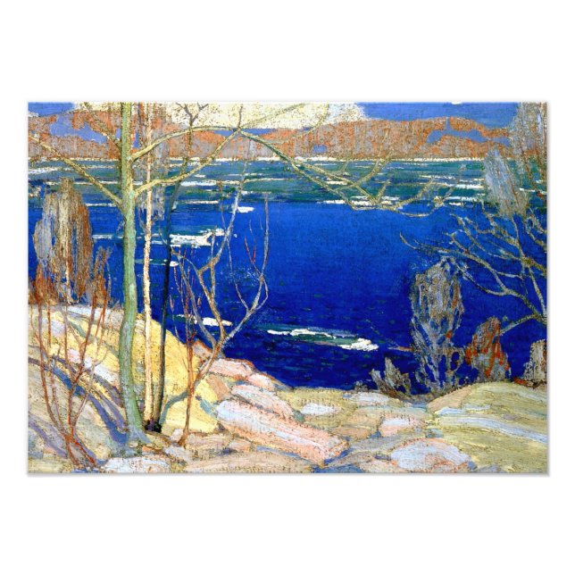 Foto Thomson - Hielo de primavera, pintura del paisaje  (Frente)