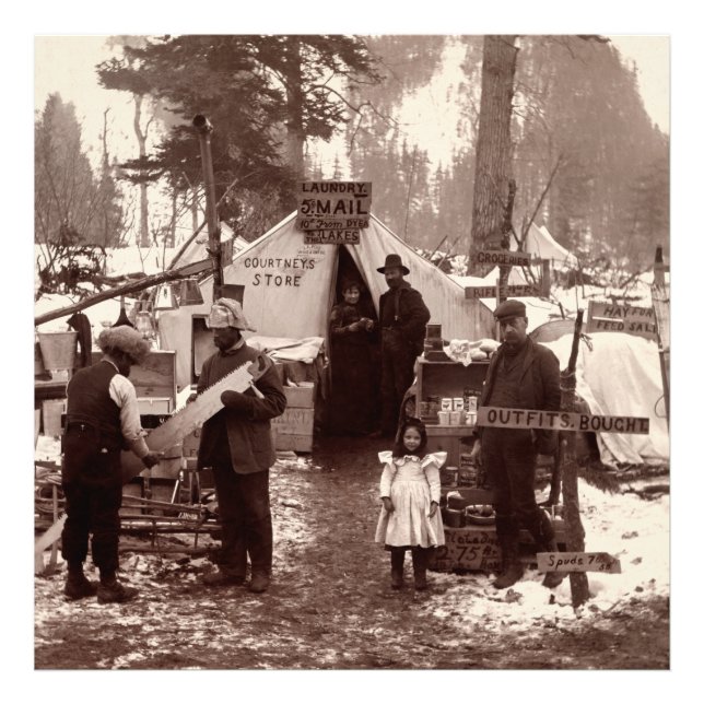 Foto Tienda Courtney - Fiebre del Oro de Klondike 1898 (Frente)