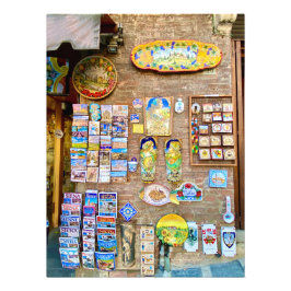 Foto Tienda de cerámica en Siena, Italia