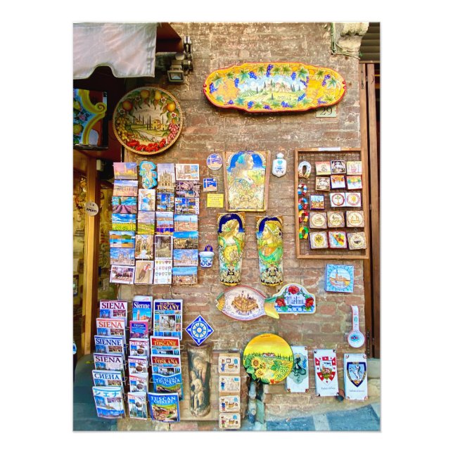 Foto Tienda de cerámica en Siena, Italia (Frente)