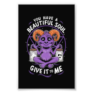 Foto Tienes un Alma Hermosa Satanico Bafomet