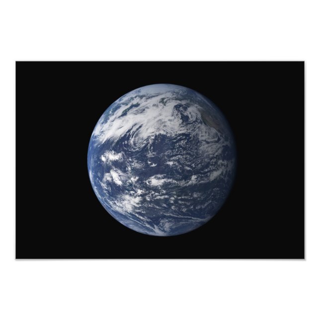 Foto Tierra completa centrada sobre el Océano Pacífico (Frente)