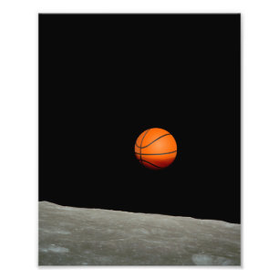 Foto tierra de baloncesto del universo espacial de la l