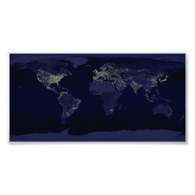 Foto Tierra de noche (Frente)