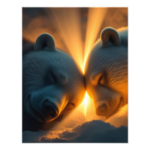 Foto Tierra de sueños de osos dormidos