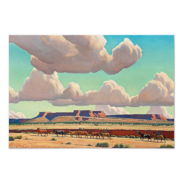 Foto Tierras anchas del Navajo por Maynard Dixon (Frente)