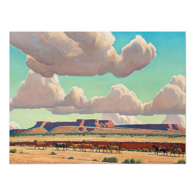 Foto Tierras anchas del Navajo por Maynard Dixon (Frente)