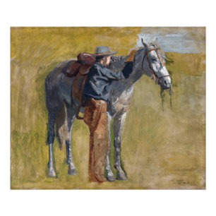 Foto Tierras baldías americanas: vaquero del viejo oest