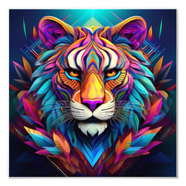 Foto Tigre de IA (Frente)