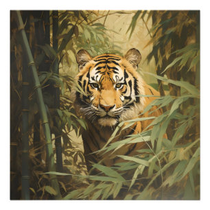 Foto Tigre natural en el bosque