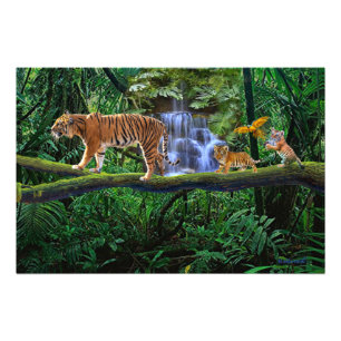 FOTO TIGRE Y SUS CRÍAS