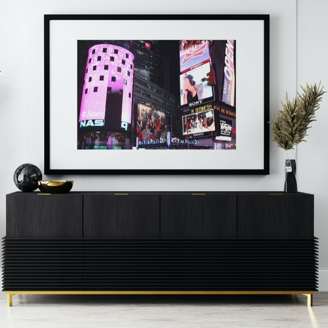 Foto Times Square en la ciudad de Nueva York (rosa) (Subido por el creador)