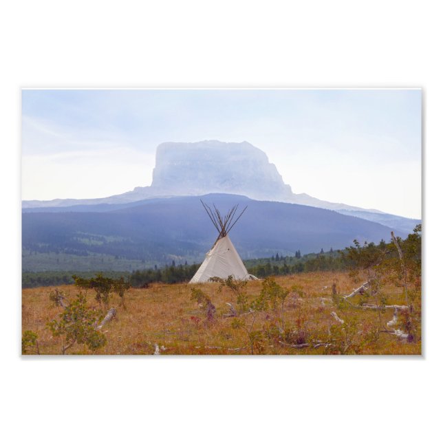 Foto Tipi en Chief Mountain, Montana (Frente)