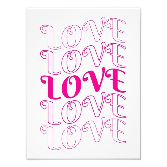 Foto Tipografía de amor (Frente)