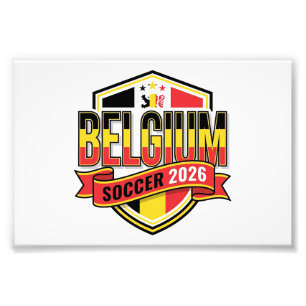 Foto Tipografía de país audaz fútbol Bélgica 2026