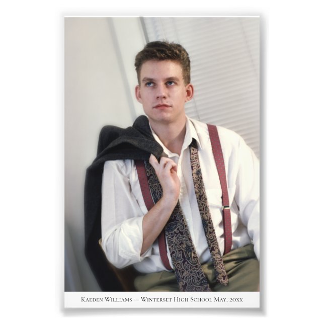 Foto Título de retrato personalizado 1 Ampliación de la (Frente)