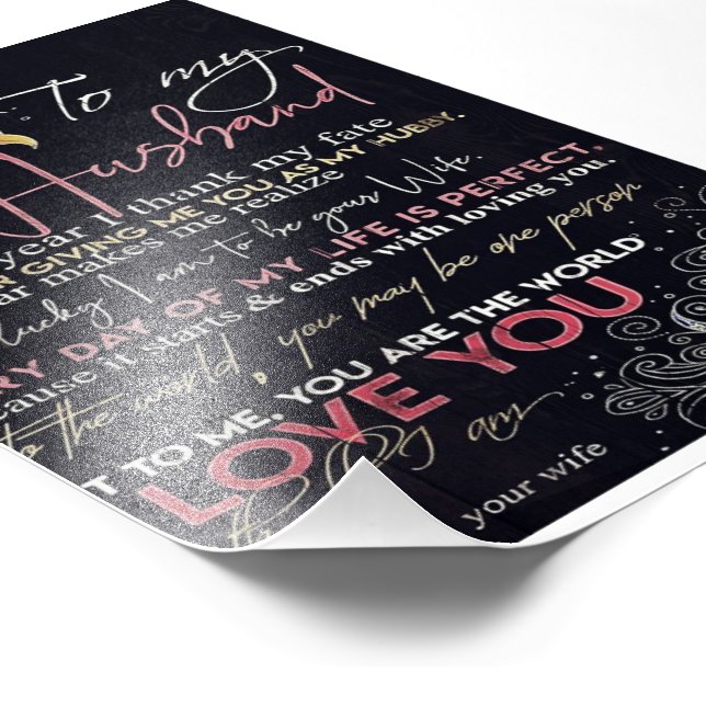 Foto To My Husband Letter | Best Father's Day Present | (Esquina)