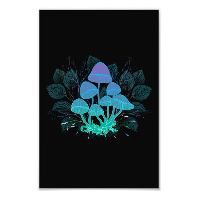 Foto Toadstools en Bushes (Frente)