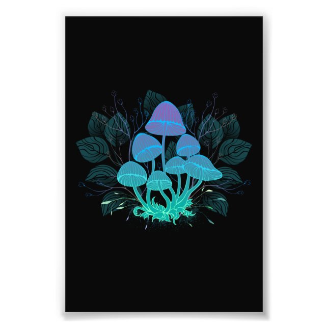 Foto Toadstools en Bushes (Frente)