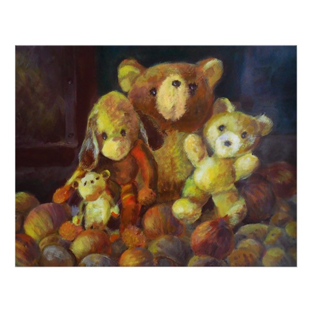 Foto Todavía la vida con Teddy Bears (Frente)