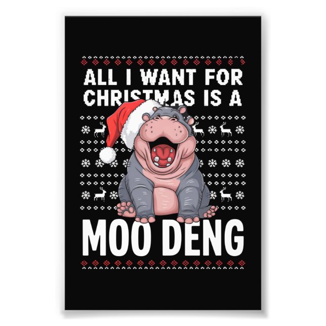 Foto Todo lo que quiero para los Navidades es un Moo De (Frente)