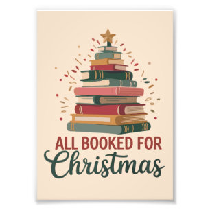 Foto Todo reservado para el árbol de libros de Navidad 