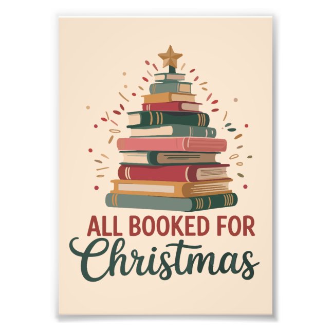 Foto Todo reservado para el árbol de libros de Navidad  (Frente)