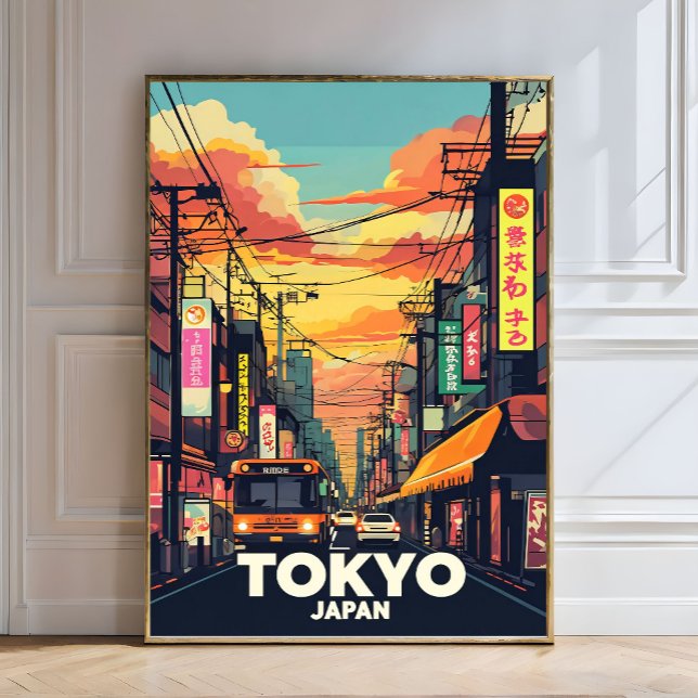Foto Tokio Street Sunset-Vibrante ciudad urbana japones (Subido por el creador)