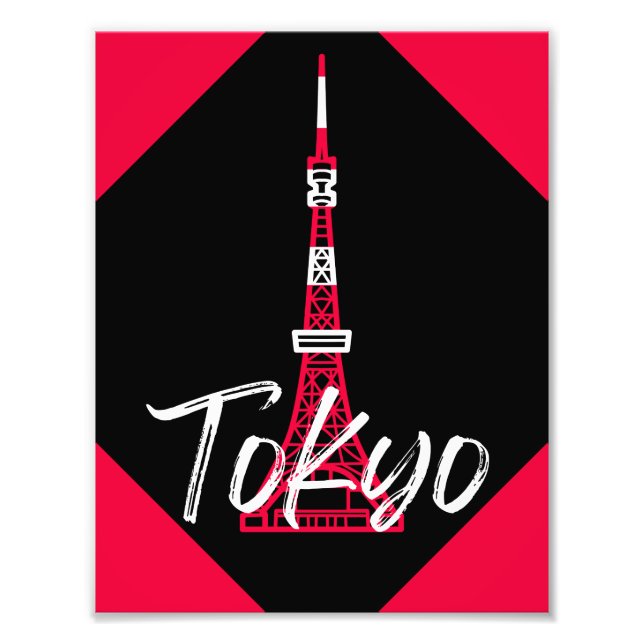 Foto Tokyo Tower Sketch de Minato, Tokio, Japón (Frente)
