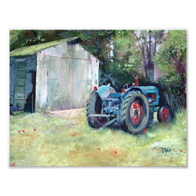 Foto T'ol Tractor Fine Art Print (Frente)