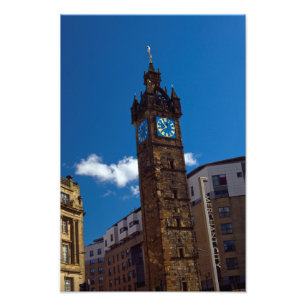 Foto Tolbooth Steeple, Glasgow, Scotland Photo print