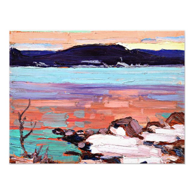 Foto Tom Thomson - Paisaje con nieve (Frente)