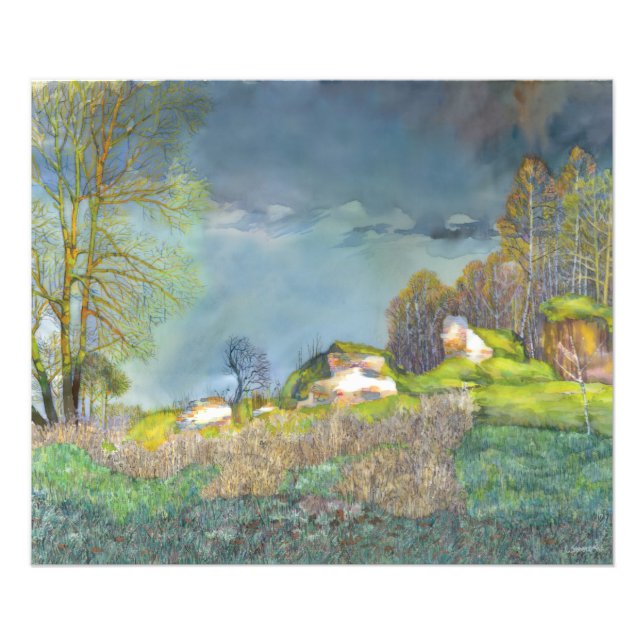 Foto Tormenta eléctrica de primavera (Frente)