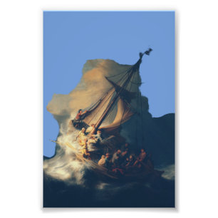 Foto Tormenta en el Mar de Galilea de Rembrandt Arte