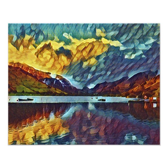 FOTO TORMENTA SOBRE EL LAGO (Frente)