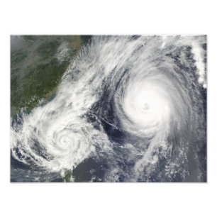 Foto Tormenta tropical Parma y tifón estupendo Melor