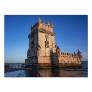 Foto Torre Belem al atardecer en Lisboa, Portugal