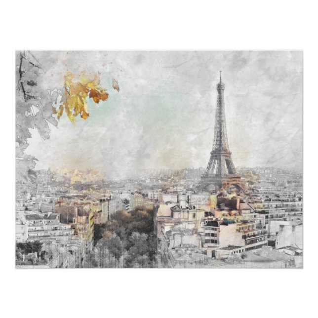 Foto Torre Eiffel. París, Francia (Frente)