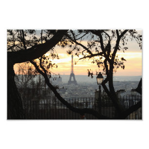 Foto Torre Eiffel Paris Montmartre Sunset -