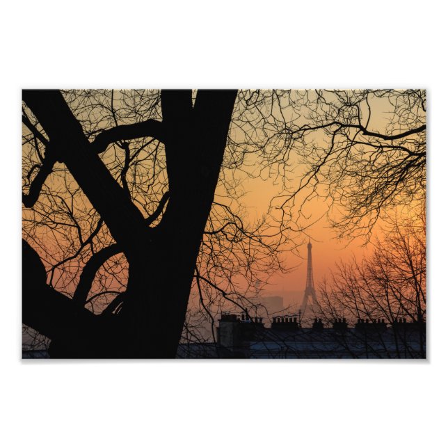 Foto Torre Eiffel Sunset de Montmartre - (Frente)